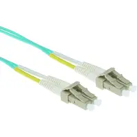 ACT 25 meter LSZH Multimode 50/125 OM3 fiber patch cable duplex with LC connectors. Lc-lc 50/125 om3 duplex 25.00m (RL9625)