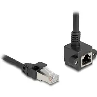 DeLOCK Câble d'extension réseau Delock RJ45 mâle vers RJ45 femelle 90 coud