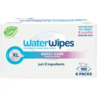 WaterWipes 3 In 1 Sensitive Body & Intimate Wipes For Seniors 12 Packs Of 30 Wipes