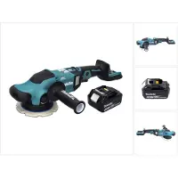 Makita Ponceuse excentrique sans fil DPO 600 G1 18 V 150 mm XPT Brushless + 1 batterie 6,0 Ah - sans chargeur