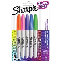 Sharpie - Marqueur permanent Fine Glam Pop 5-Blister (2201774) (5x)