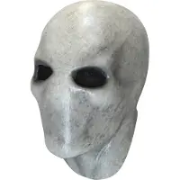 Ghoulish Creepypasta Slenderman Pale Neck Mask Argenté