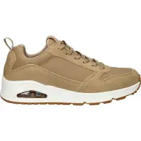 SKECHERS Uno - Stacre Sneakers Laag - Beige - Maat 44