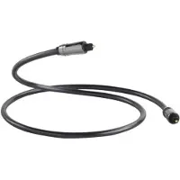 QED Performance - Câble audio numérique (optique) - TOSLINK mâle pour TOSLINK mâle - 1.5 m - fibre optique - graphite