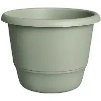 Elho Pot De Fleurs - - Amiga Rond 47 - Vert - Ø 47 X H 35 Cm - Extérieur - 100% Recyclé