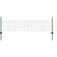 vidaXL Clôture en fil de fer soudé avec poteaux 50 x 0,5 m (L x H)