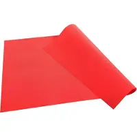 Clairefontaine Set de table ProNappe, hydrofuge, essuyable, résistant à la déchirure, L 405 x l 305 mm, Spunbond recyclable, rouge, 1 boîte de 100 pièces