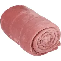 Arti Casa Couverture Polaire 150 X 200 Cm, Décoration D'intérieur, Plaid Canapé 1 Personne, Lavable, Rose
