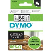 Dymo 53713 (S0720930) - (24 mm x 24 mm) - Noir sur blanc - Ruban