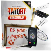 Asmodee MOMD0001 - CRIMECASES : Tatort Kunstfehler, jeu de crime, pour 1-6 joueurs, à partir de 14 ans (EN) (Allemand, 1 - 6 Joueur)