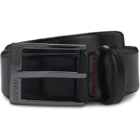 HUGO Garney Sz35 10245669 01 Belt Noir 85 cm Homme