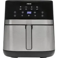 Princess 182474 Unique 7 L Autonome 2300 W Friteuse d’air chaud Noir, Acier inoxydable