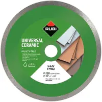 Rubi Disque diamant - - CEV PRO - 250 mm - Coupe céramique - Finition optimale