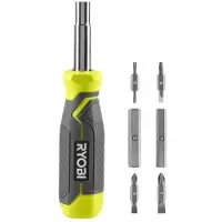 Ryobi RHSDM1101 Tournevis polyvalent, jeu de 11 embouts en 1 avec poignée ergonomique