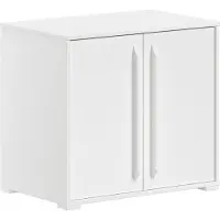 Vipack Commode Sam 68x43x61cm - 2 portes - blanc