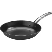 HorecaTraders Poêle lyonnaise | Antiadhésif | acier inoxydable | Ø24 cm | Gaz, électrique, céramique