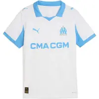Puma T-Shirt fonctionnel 'Olympique de Marseille 25/26' bleu clair / blanc