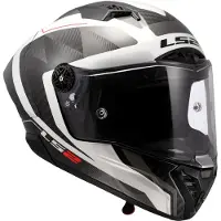 LS2 Helmets LS2FF805ThunderGPAeroRauteBlancGris06CasqueIntégral Taille L