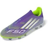 Adidas F50 League Laceless Fg/mg Football Boots Violet EU 46 2/3 Homme
