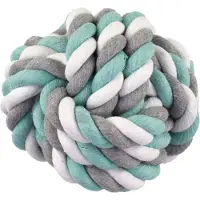 Flamingo Jchien Coton Jim Balle Menthe/blanc/gris 15 Cm