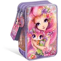 Sonstige Verlage Nebulous Stars - Trousse à crayons avec 3 compartiments - Petulia & Pal