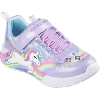 SKECHERS Baskets 'Unicorn Chaser' turquoise / jaune / lavande / rose clair