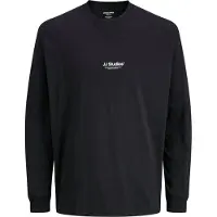Jack & Jones T-Shirt 'JJESoho' noir / blanc