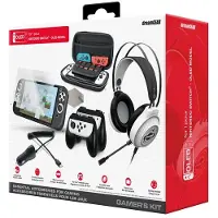 Just for games Pack accessoires gaming Just For Games dreamGEAR pour Nintendo Switch Modèle OLED Noir et blanc