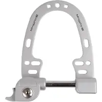 M-Wave Booster Bike Frame Lock Argenté