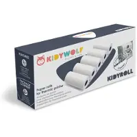 KIDYWOLF Recharge Papier Standard Pour Appareil Photo Thermique Kidyprint Blanc