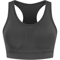 SMILODOX Soutien-gorge de sport ' Candace ' anthracite