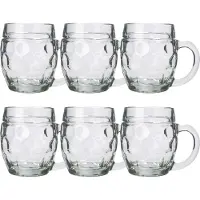 Ich-zapfe Chope À Bière - Tübinger - Lot De 6 - 0,4 Litre - Compatible Lave-Vaisselle - Verre Haut De Gamme