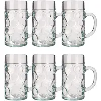 Ich-zapfe Verre A Biere, Chope De Bière Lot De 6, Isar - 1 Litre