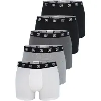 Cr7 - Cristiano Ronaldo Boxers gris foncé / gris chiné / noir / blanc