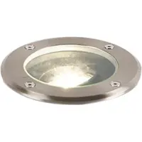 QAZQA Spot encastré de sol intelligent en acier inoxydable avec WiFi GU10 IP65 - Delux