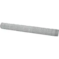 vidaXL Clôture hexagonale argent 1,6 x 50 m Acier galvanisé