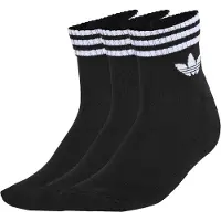 Adidas Chaussettes '3-Stripes Ankle 3 Pairs' noir / blanc