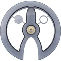 Hebie Disque de protection de chaîne 0323, 46-48 dents, PVC, bleu transparent, AS