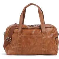 Spikes & Sparrow Cuir sac de voyage sac à épaule Brian Weekender Brandy brun