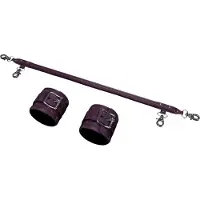 Fifty Shades of Grey - barre d'écartement avec menottes chevilles - violet