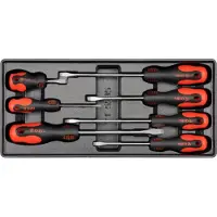 YATO Bloc-tiroir 385x175x41mm y compris 7 tournevis