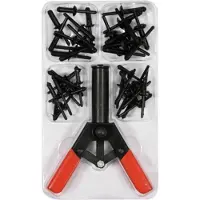 YATO Riveteuse manuelle 165 mm, rivets en plastique 5,6,3,6,6 mm 41 pcs
