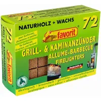 Favorit Grill- und Kaminanzünder 72 Stück 1828