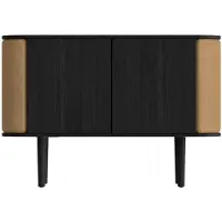 UMAGE Treasures Armoire à 2 Portes Black Oak | Sugar Brown