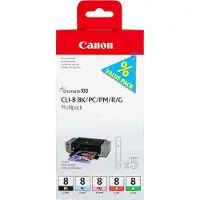 Canon 0620B027 CLI-8 Multipack BK/PC/PM/R/G