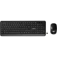 Nedis Ensemble souris et clavier - sans fil - Connexion souris et clavier : USB - 800 / 1200 / 1600 dpi - DPI réglable - QWERTZ - DE-Layout