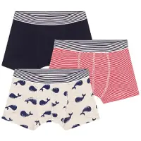 Petit Bateau Boxers LOT BOXER X3 garcons - Multicolore - 6 ans