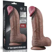 Lovetoy Nature Cock XXL Dual Layered Silicone 28 cm
