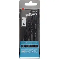 Wolfcraft HSS Forets métal 6 pcs