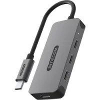 Sitecom Hub Usb-c Pro Vers 4 X Argenté / Noir (cn-5014)